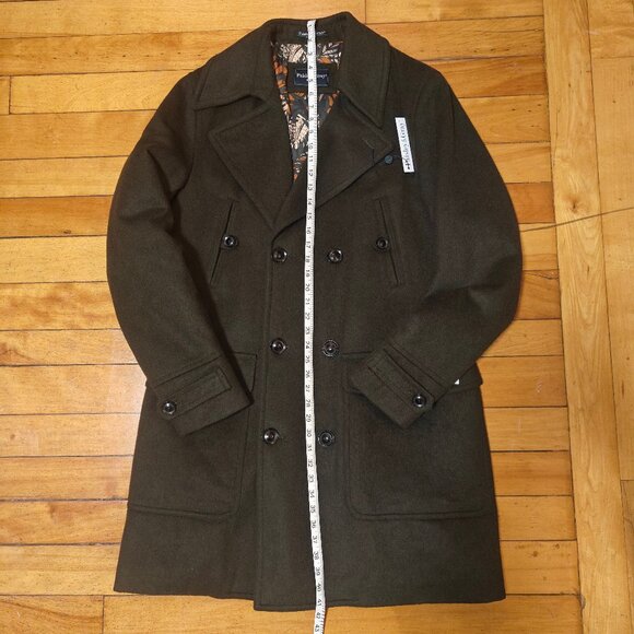 Paisley & Gray double-breasted overcoat NWT - Picture 8 of 12